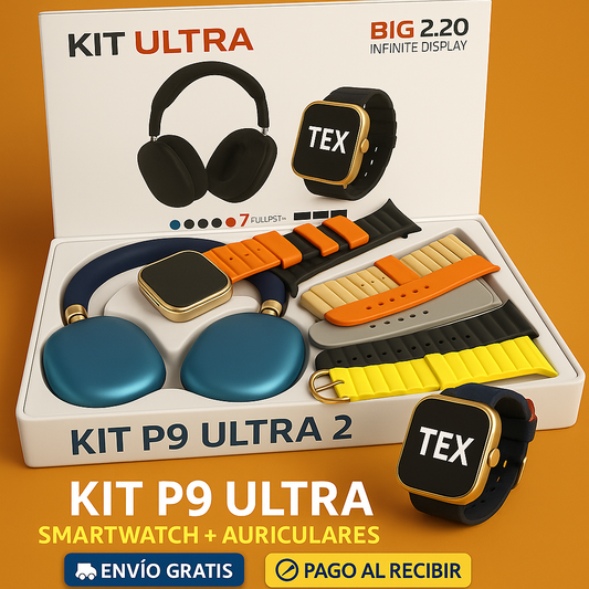 🔥 “Conecta tu tiempo, escucha el mejor sonido con el Smart Watch Ultra 2 + Auriculares Diadema